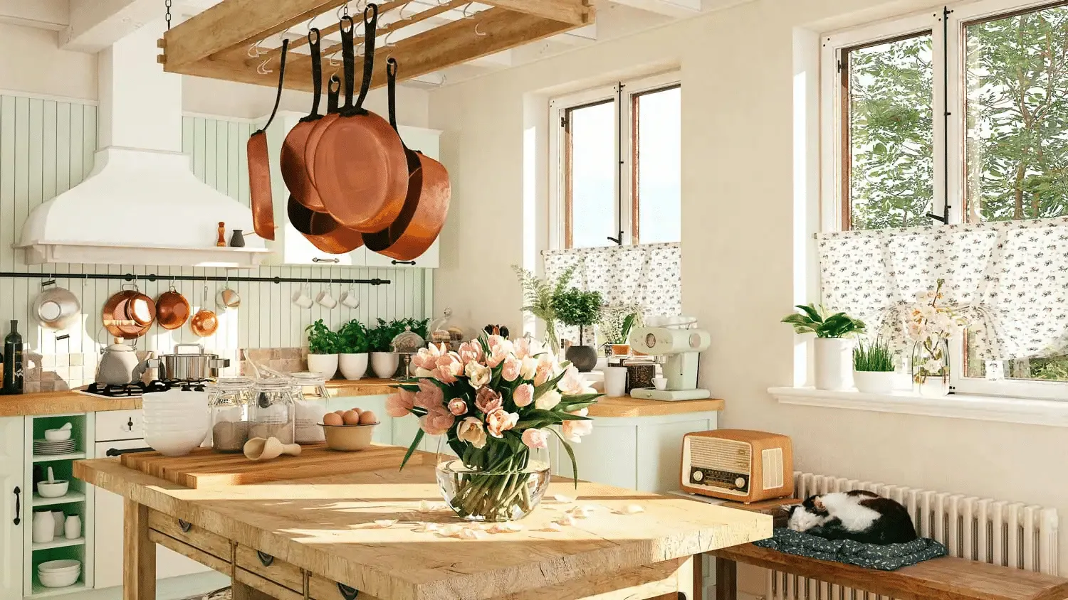 Rustic Charm on a Budget: How to Style Hanging Baskets in Your Kitchen